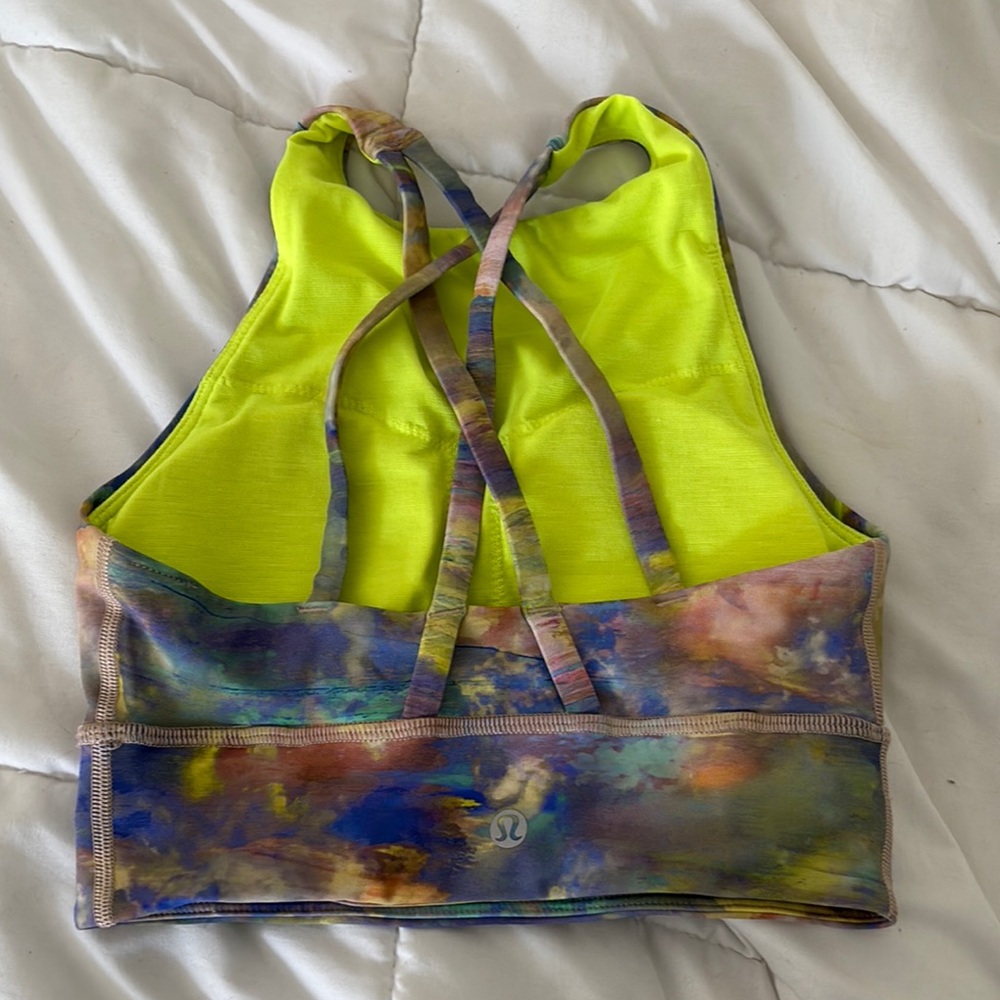 Colorful Abstract Crop Top - Picture 2 of 3